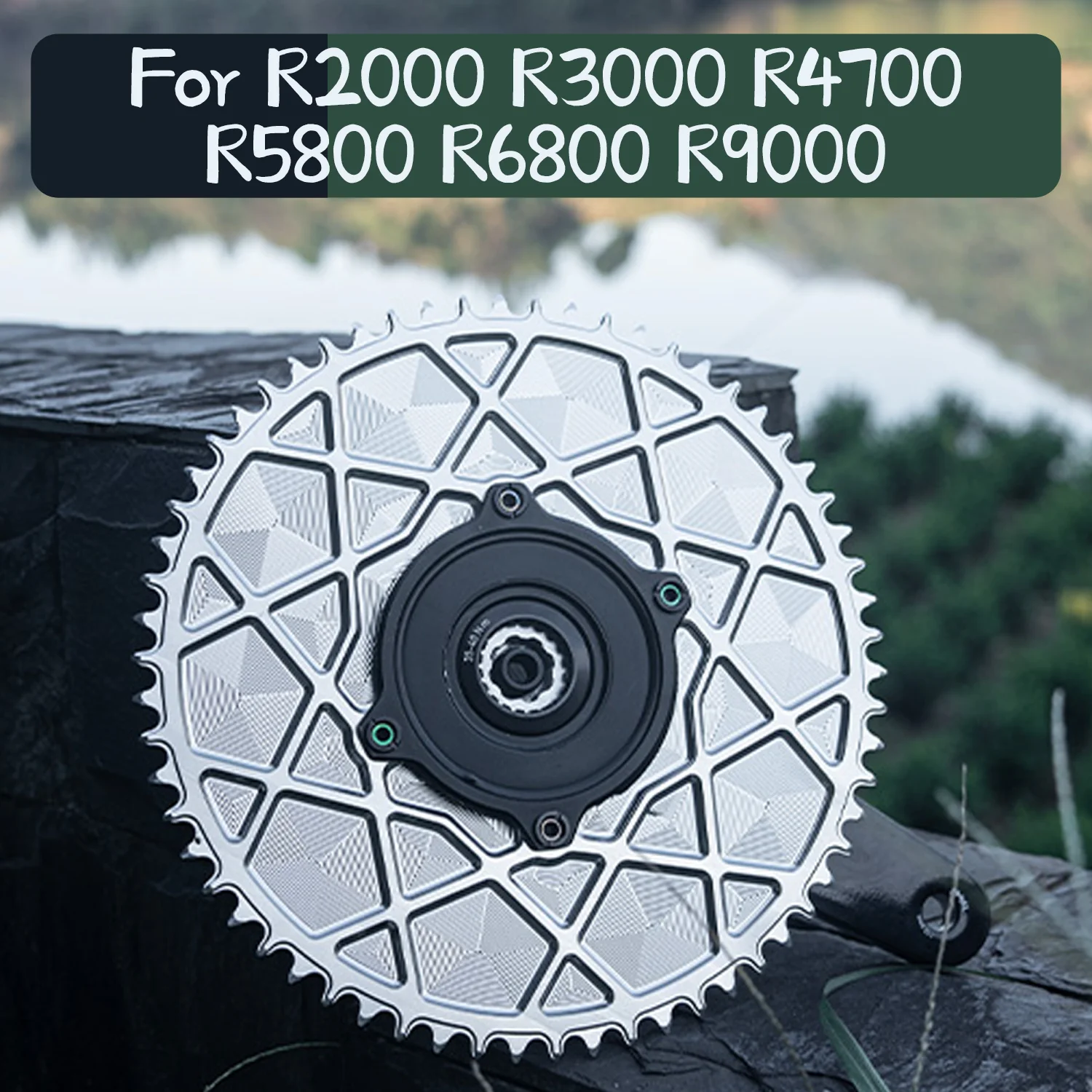 

Crown Bcd 110 4 Holes Chain Ring Silver For R2000 Tiagra 4700 R5800 Ultegra 6800 R9000 Narrow Wide Single Plate Bike Power Meter