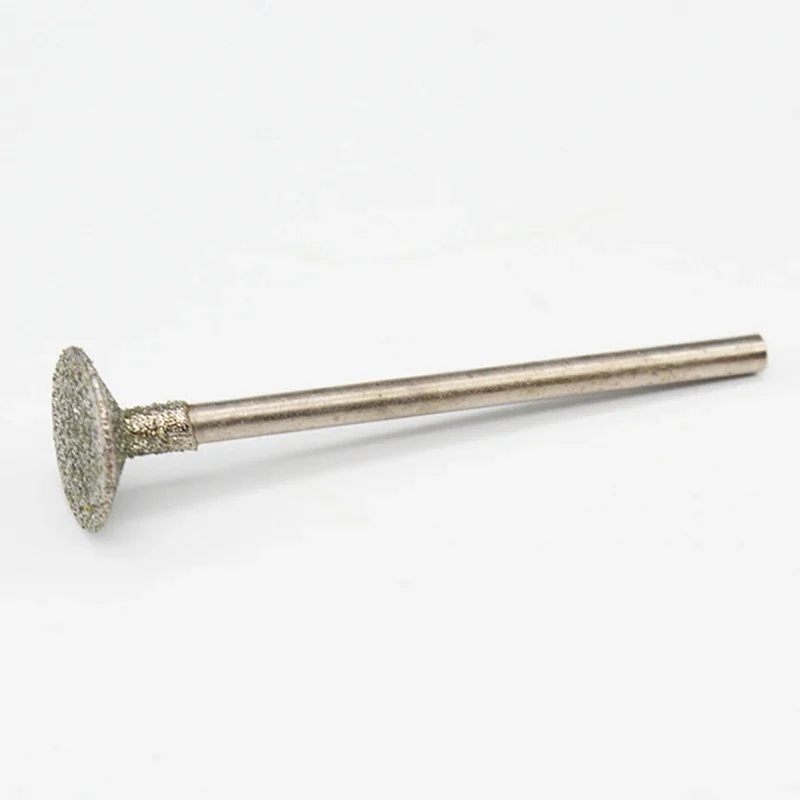 1-10 pz 0.5 ~ 16mm H-ago a forma di ciotola testa diamantata elettrolitica 2.35/3 gambo fresa rettifica punta per incisione per utensile rotante Dremel