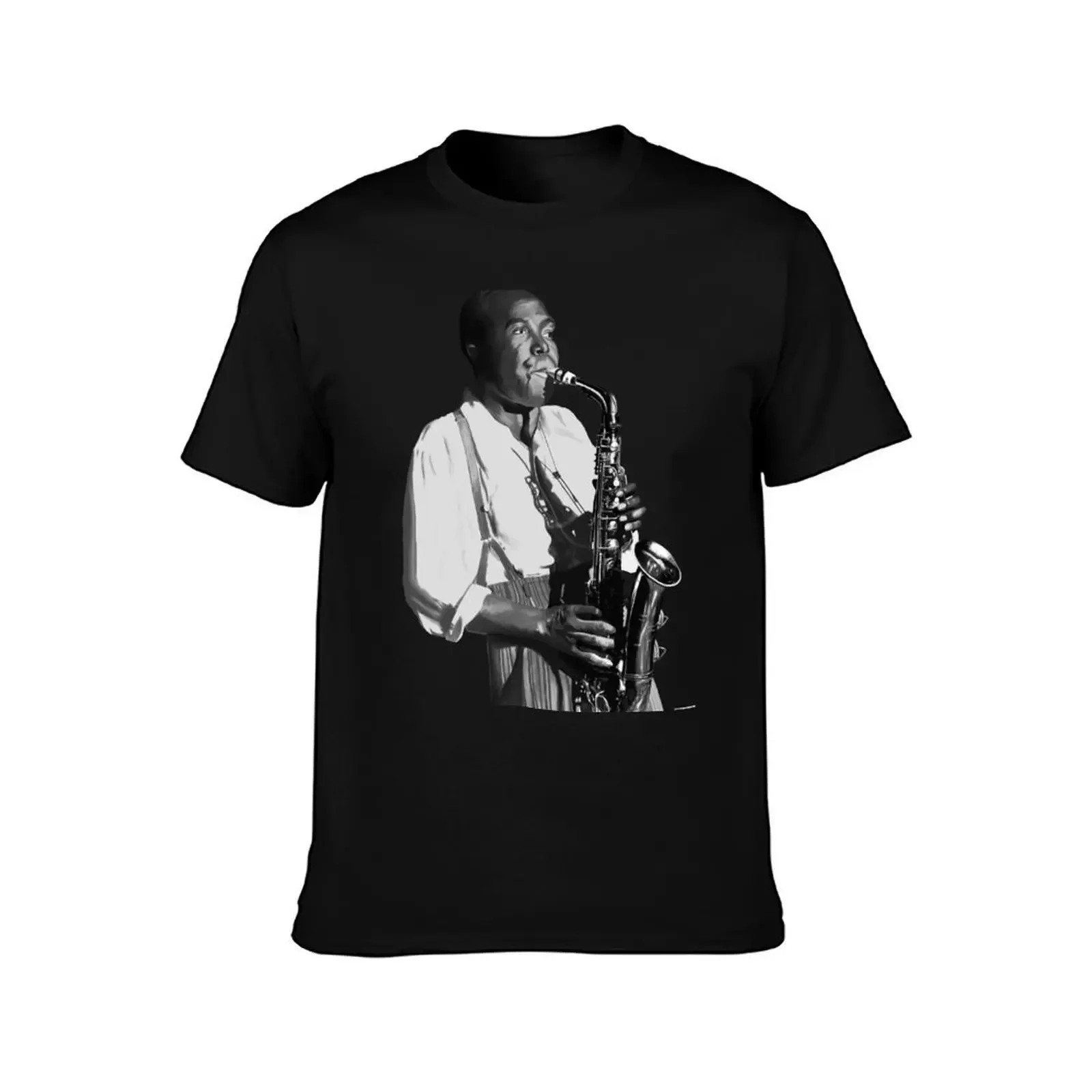 Charlie Parker Jazz Painting T-Shirt oversizeds summer top heavyweights designer shirts oversized t shirt men