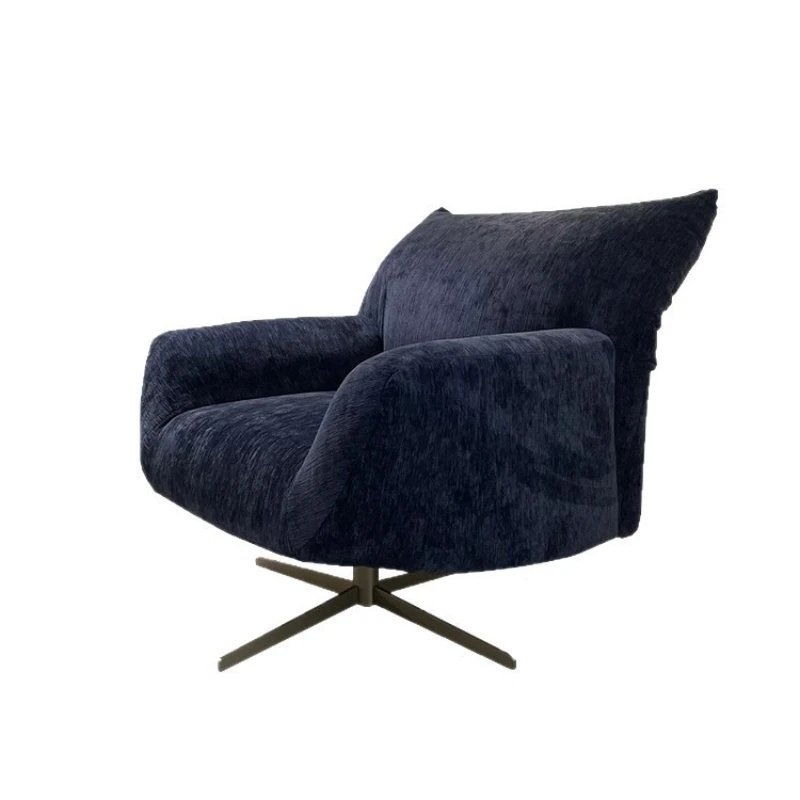 

Armchair rotating leisure petal back recliner high-end home living room single sofa