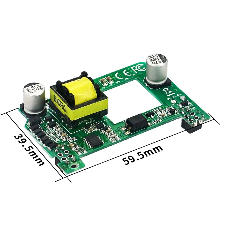 Raspberry Pi 4B PoE HAT with Heatsink 5V 2A Active Power Over Over Ethernet HAT POE Module for Raspberry Pi 4 Model B 3B+