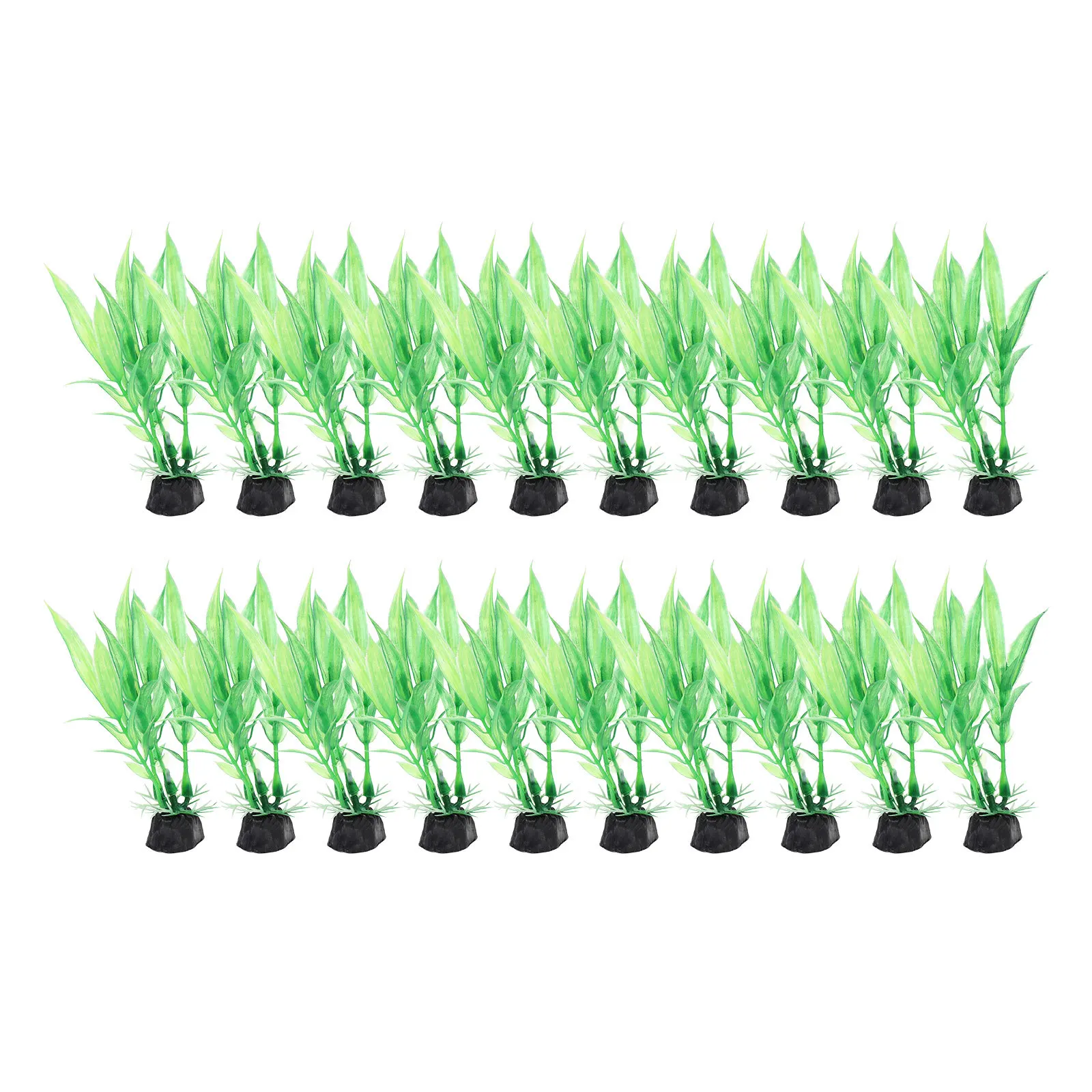 

20Pcs Realistic Fake Aquatic Plants Decorative Water Grass for Aquarium Tank Pond Landscape Decoration Supplies