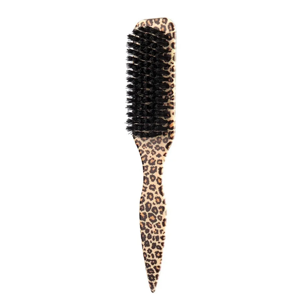 Slick Back Hair Brush Unisex Smoothing Flyaways Hairdressing Comb Backcombing Edge Control Hair Styling Brush Thick/Fine Hair