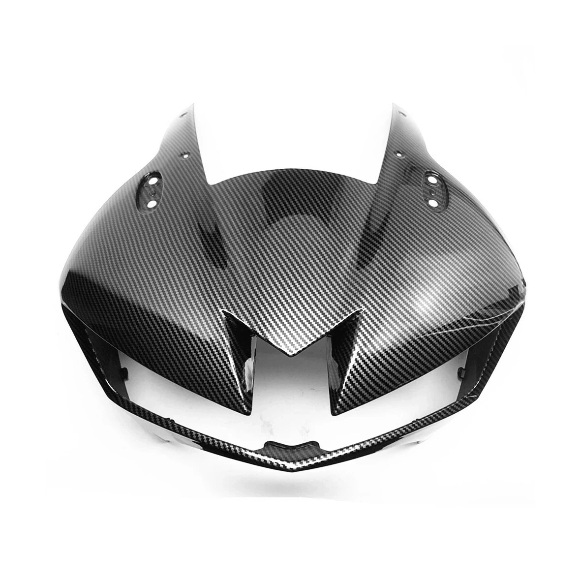 Carénage supérieur de phare avant pour Honda CBR600RR 2013-2023 CBR 600RR 2014 2015 2016 2017 2018 2019 Aspect Fibre de Carbone