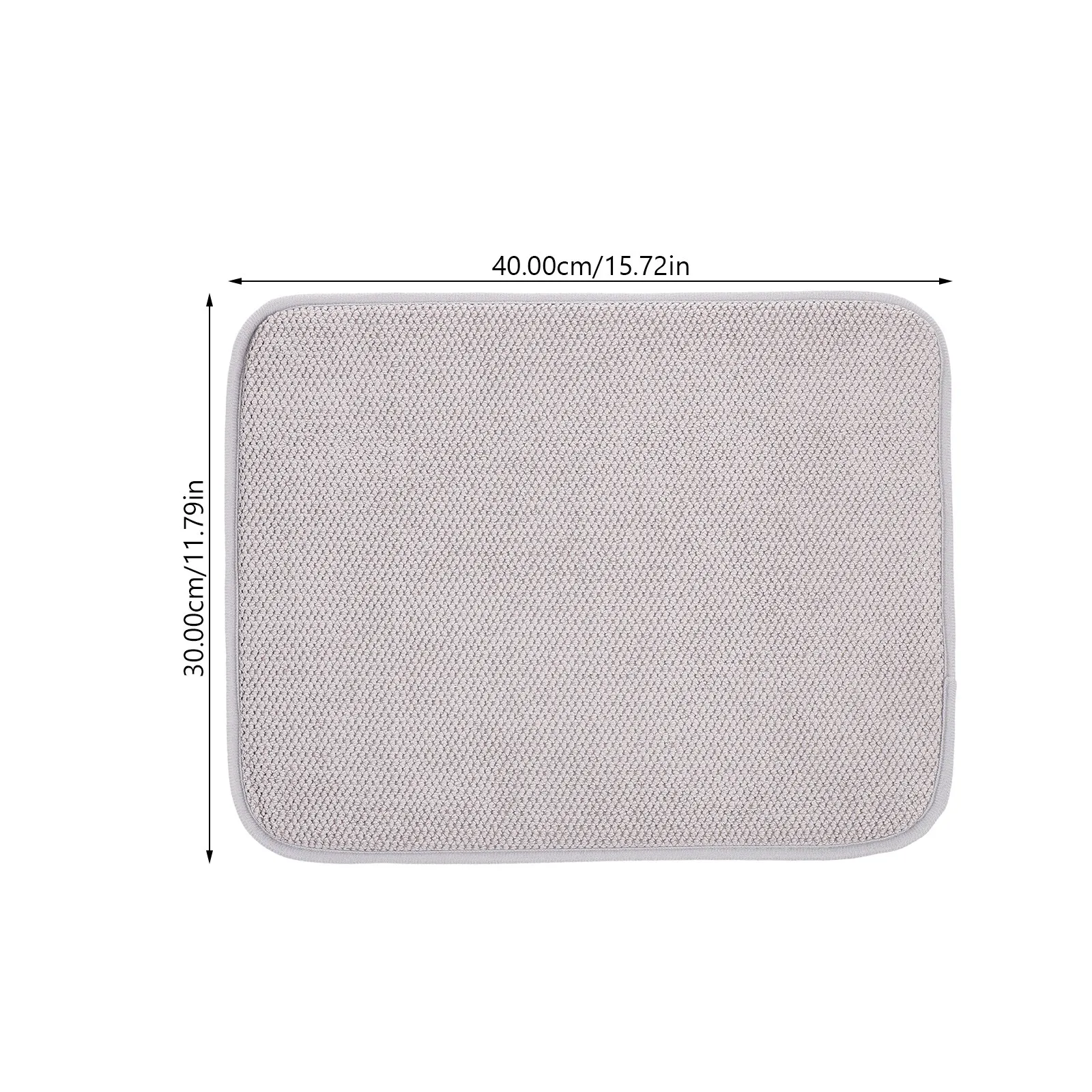 2Pcs Quick Dry Water Absorption Pad Heat Insulation Multi-Function Reusable Counter Mat Household Drying Mat Kitchen Accessory