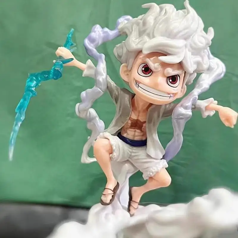 Figura de acción de One Piece Nekocalifragilistickespionage, caja de ordenador de escritorio, Mini decoraciones, habitación de deportes, juguetes temáticos de Anime