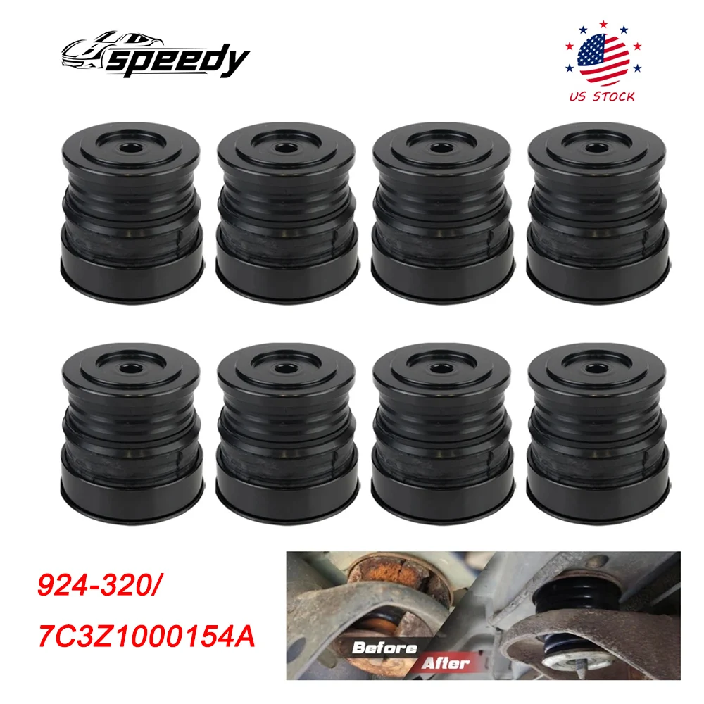 

8 шт. комплект силиконового крепления на корпусе для Ford F-250 F-350 2008-2016 гг., обычные/расширенные втулки для крепления кабины Superior Crew, улучшенные ударные втулки