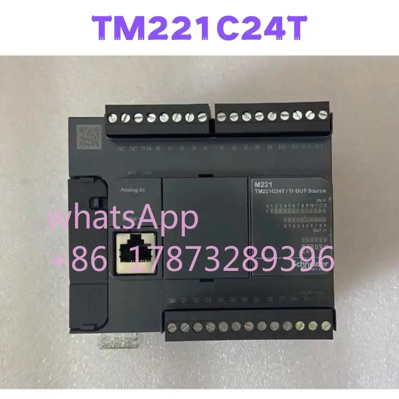 

Second-hand TM221C24T PLC Module Tested OK