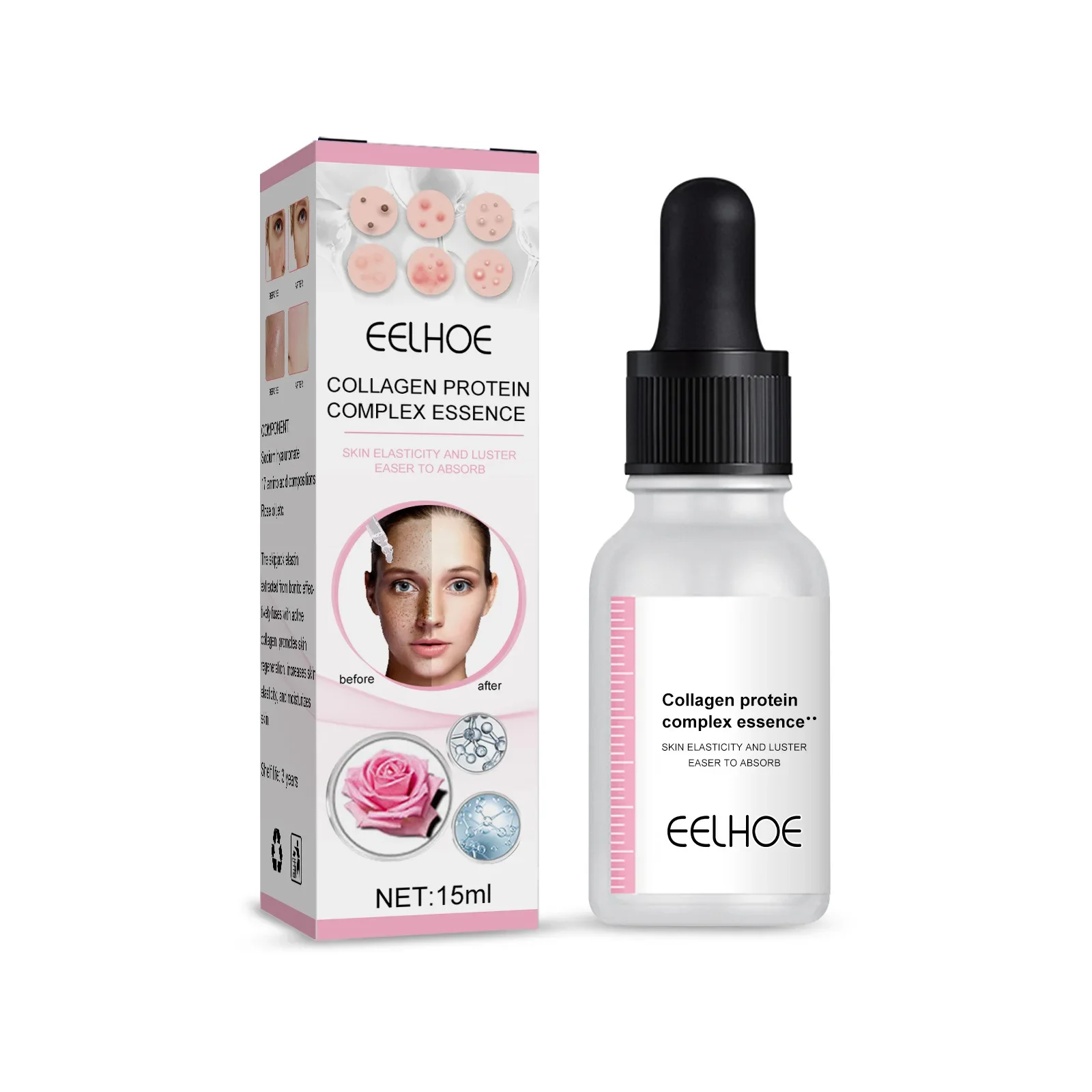 

Collagen Face Serum Repairing Essence Elasticizing Serum Original Solution Moisturizing Firming Face Skin Care