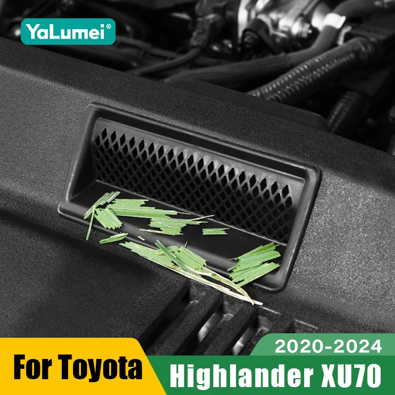 For Toyota Highlander XU70 Kluger 2020 2021 2022 2023 2024 Car Engine Air Inlet Intake Protective Cover Accessories
