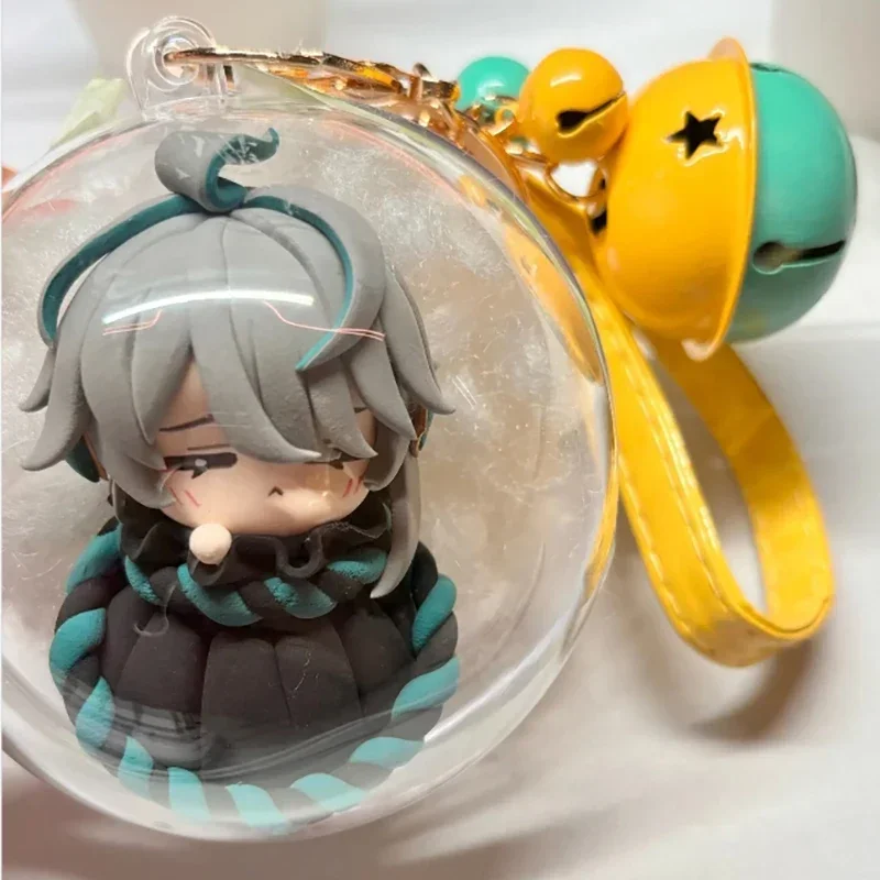 شكل أنيمي سلسلة مفاتيح جرس كروي ، نموذج هدية ، دمسلت ، نيوفيليت ، فوالورس ، شكل كعكة محشوة على البخار ، 7 ، 60 لفة #5