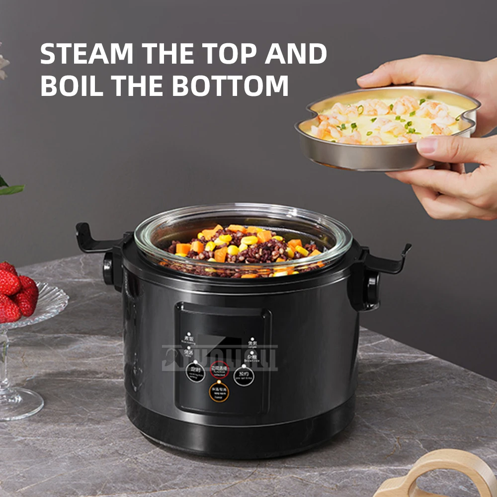 1.6L Rice Cooker Low Sugar Fully Automatic Glass Liner Arrocera Mini Multicooker