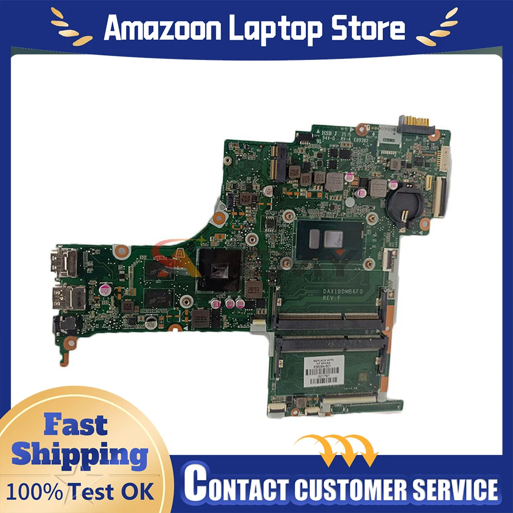 

For HP PAVILION 15-AB Motherboard 830597-501 830598-001 DAX1BDMB6F0 X1BC X1BE X1BDR X1BD-REV1.0/2.0 X1AD X1CD X1BDX X1BD