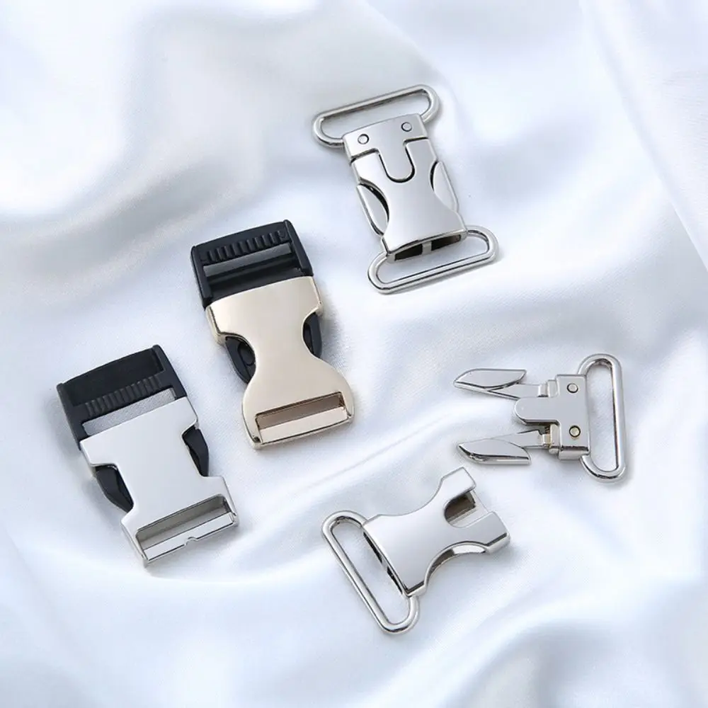 High Quality Zinc Alloy Release Buckles Hardware 13mm/15mm/19mm/20mm/25mm Bag Lock Pets Collar Outdoor Tool Parts