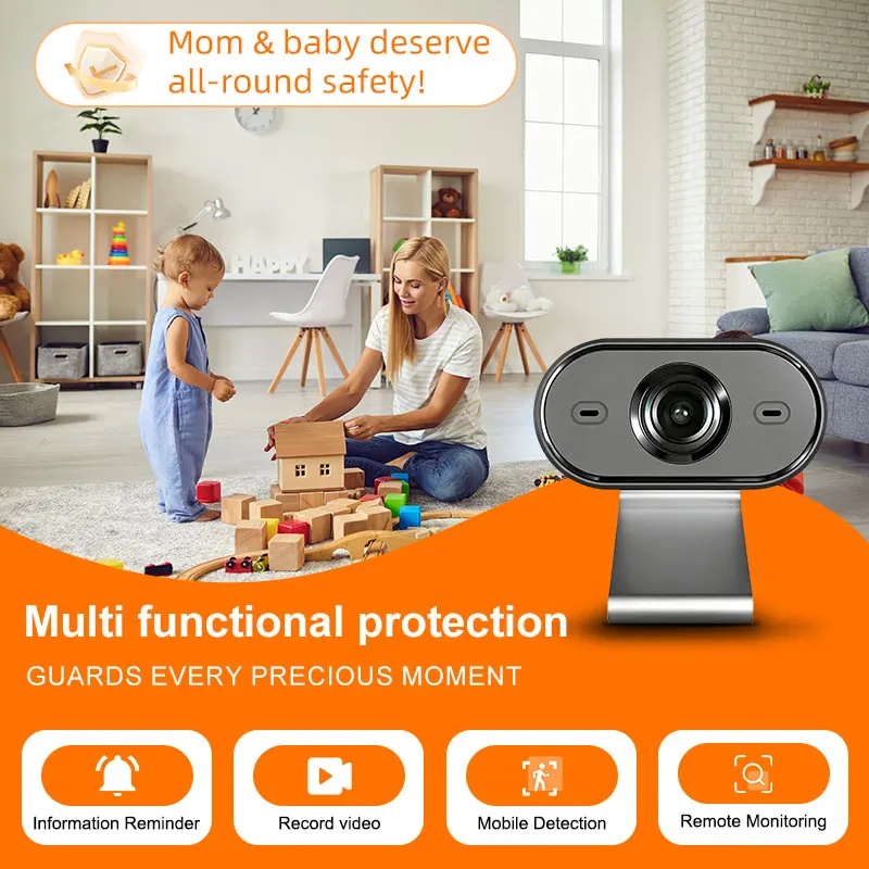 미니 카드 카메라 480P WiFi 모니터링 보안 보호 원격 모니터 캠코더 비디오 감시 스마트 홈 베이비 모니터