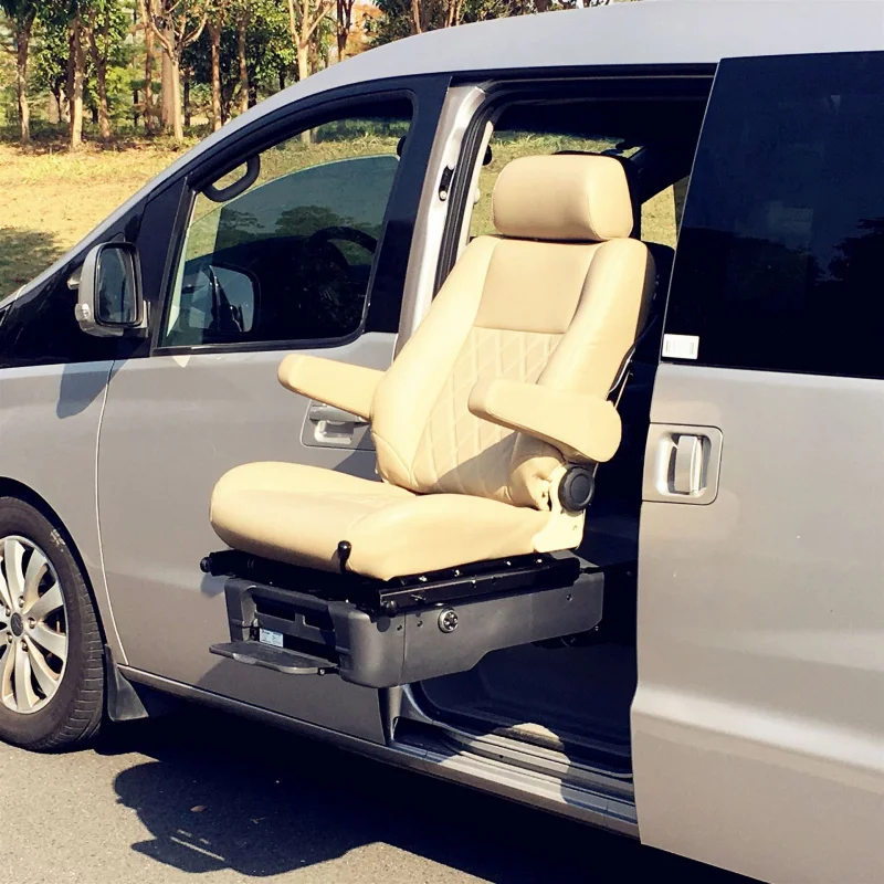 Suitable Modified GL8/Trumpchi M8 rotating seat for disabled individuals with electric lift function