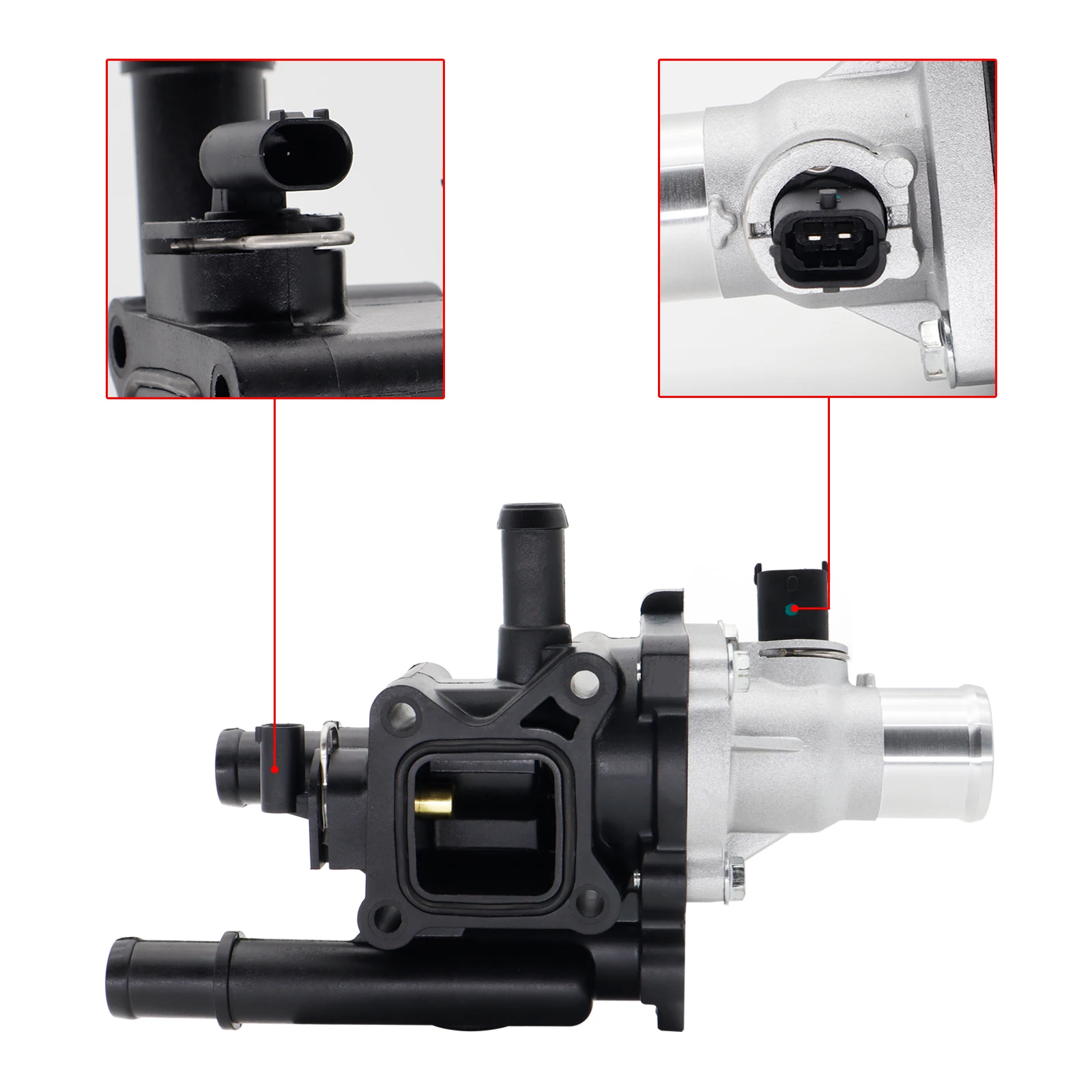 Coolant Thermostat Housing For Chevy Chevrolet Sonic Cruze 1.6L 1.8L 25192228 US