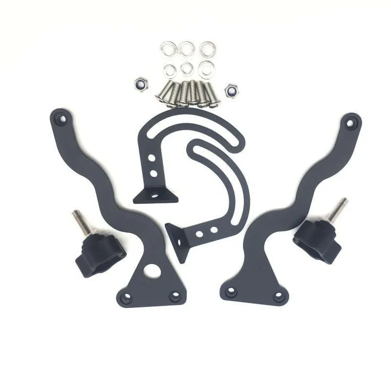 

For BMW R1200GS R1250GS Windshield Windscreen Steel Bracket Mounting Clamps Holder R1200 GS LC ADV 2013-2019, R 1250 GS ADV 2019