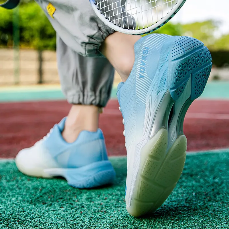 Mężczyźni profesjonalni buty do badmintona para buty do chodzenia na siłownię mężczyźni buty do siatkówki oddychające buty Sport tenis siatka