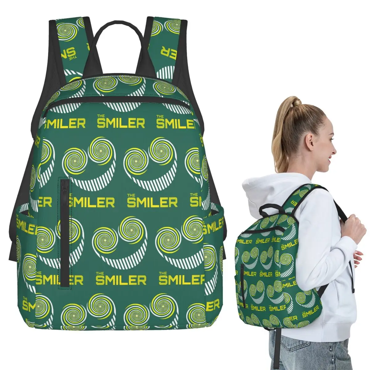 

The Smiler Alton Towers Uniform Outfit Merch UkActive Backpack Student BookBag Children School Bag Laptop Shoulder Bags