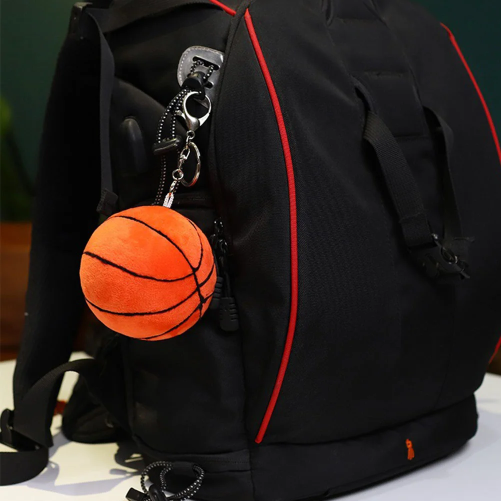 Key Ring Basketball Keychain Party Favors Backpack Hairy Keychains for Boys Women Child