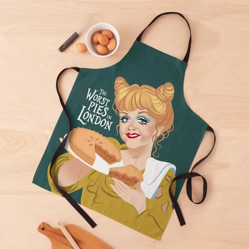 

The Worst Pies in London Apron kitchen girl Salon with personal logo Apron