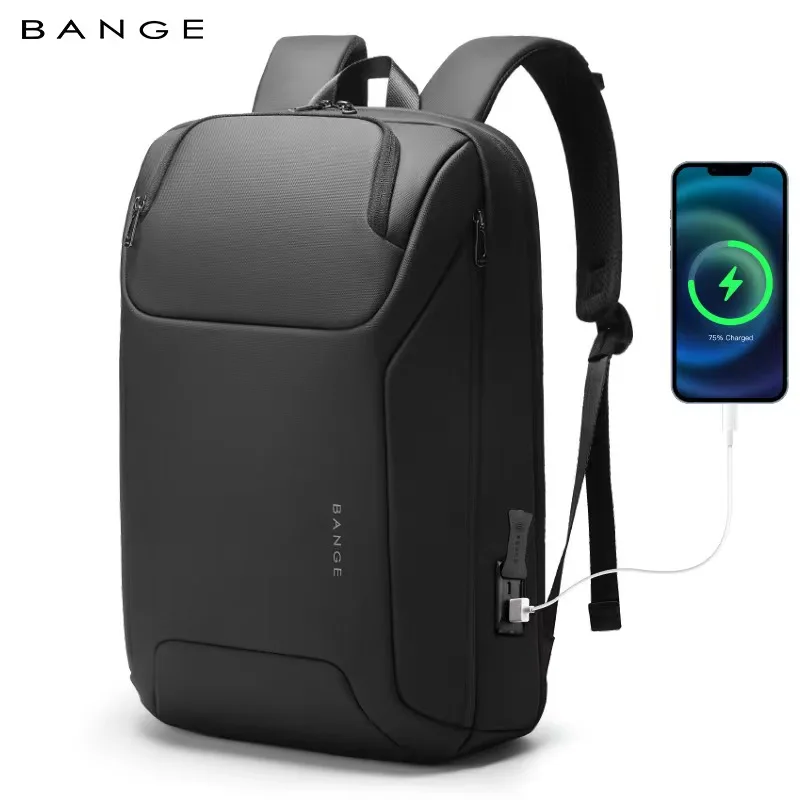 Men's Advanced Business Backpack Cross-border Multifunctional Waterproof USB Travel Computer Bag Outdoor Commuting.