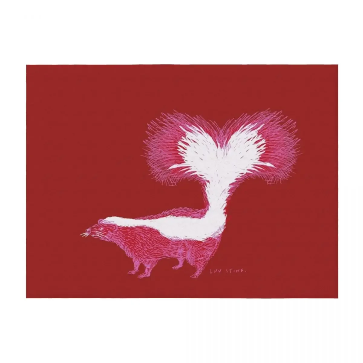 

Luv Stinx Throw Blanket Bed Plaid Single Flannel Fabric Blankets