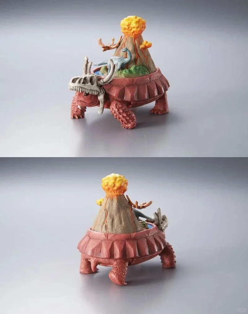 Preventa de Figura Coleccionable de Tortuga Continental de la Saga de Criaturas, Capítulo Terra, Modelo de Decoración