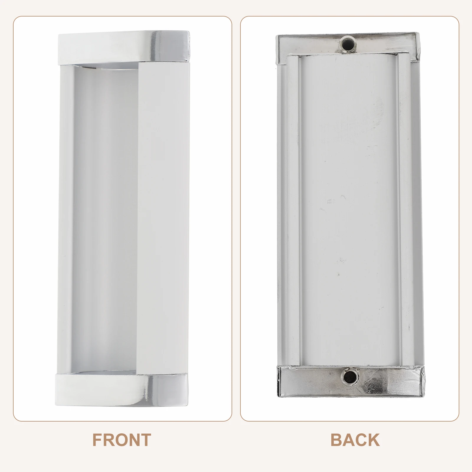 

2 Pcs Hidden Handles for Cabinet Furniture Door Metal Aluminum Alloy Pull Invisible Double