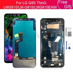 For LG G8S ThinQ LCD Display Touch Screen Digitizer Assembly G8s Lcd Digitizer LMG810 LM-G810 LMG810EAW Screen Replacement 6.21