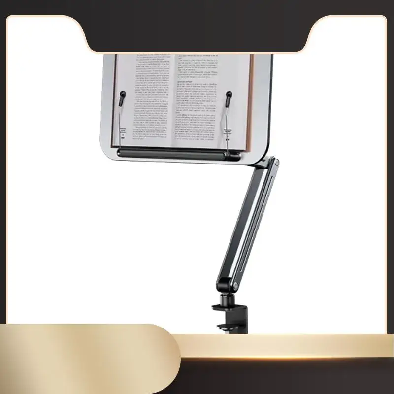 

Настольный зажим, подставка для книг для чтения, регулируемая подставка для кулинарной книги, держатель для книг с рецептами для ноутбука, планшета, учебник с рецептами-N36R