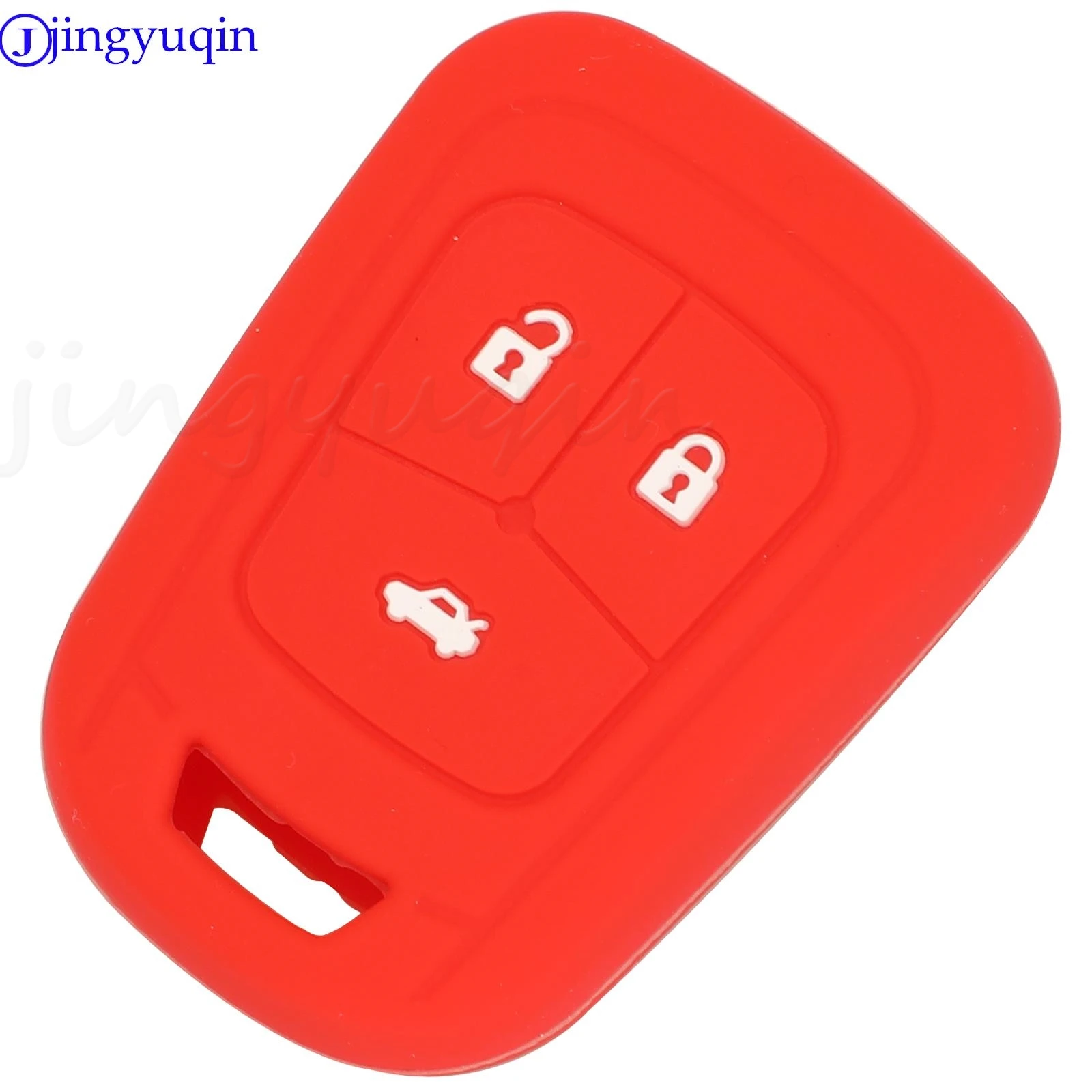 jingyuqin 3 Buttons Remote Car Key Cover Case Silicone Protect Shell For Chevrolet Sonic 2012- 2013 Car Accessories