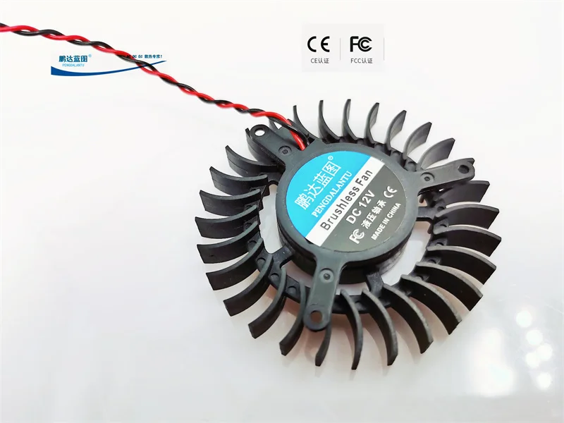 Die neue Pengda-Blaupause 55*10mm ersetzt die Grafikkarte 5,5 cm 39mm Loch abstand 12V gleich schenk lige Halterung Lüfter