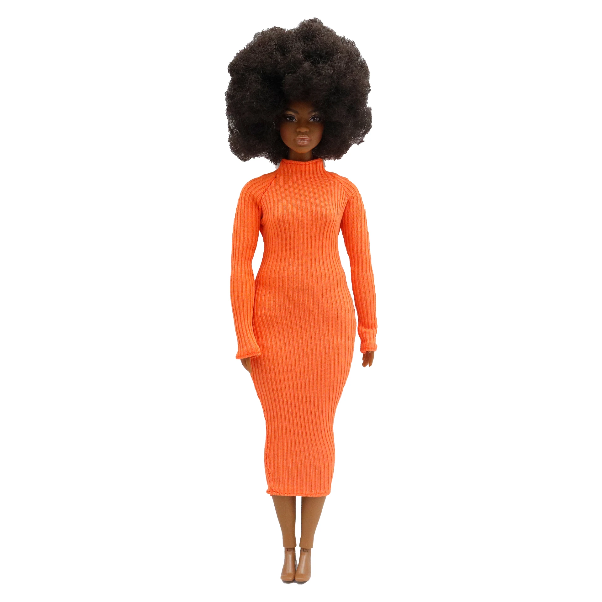 New 30cm 1/6 elasticity Long Maxi dress Daily Wear Accessories Clothes for Barbies doll
