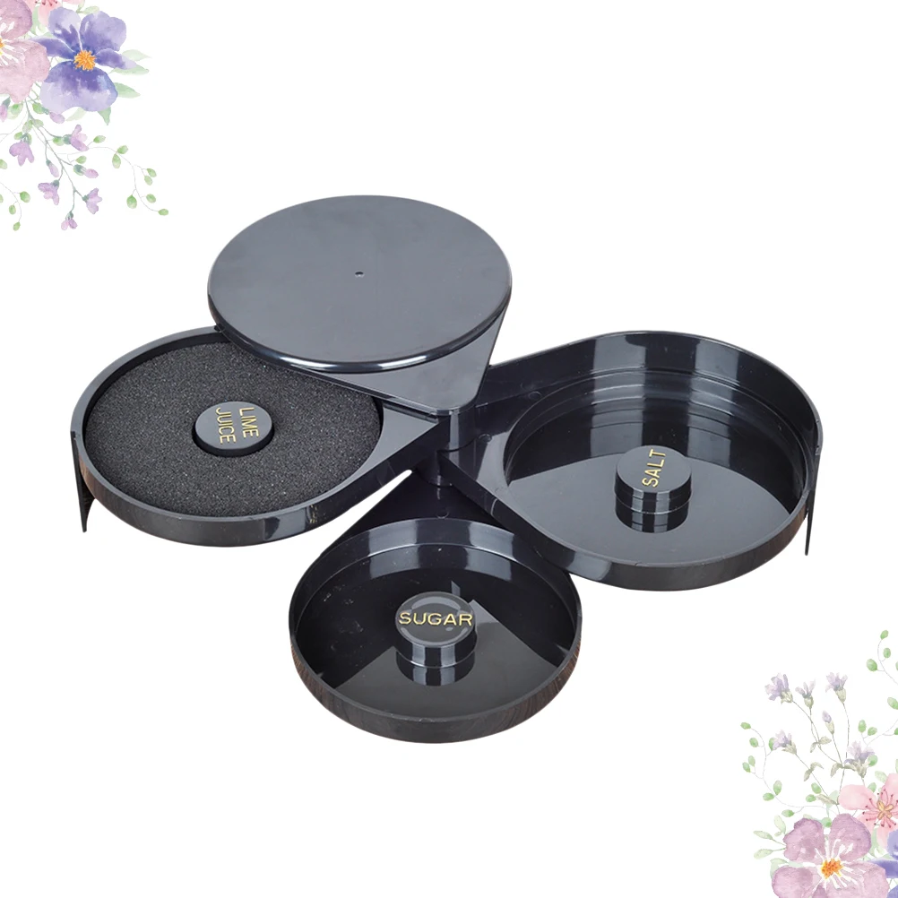 

Cocktail Salt Box Bar Glass Salt Side Box Seasoning Box Cocktail Seasoning Box