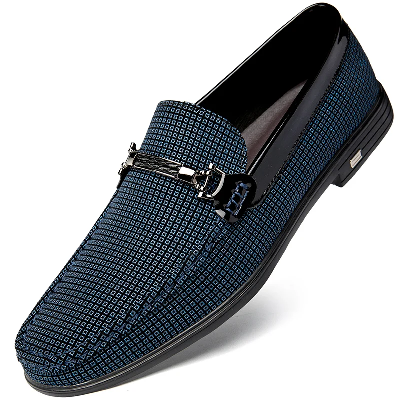 

Роскошная брендовая мужская обувь из натуральной кожи, повседневные мужские лоферы, дышащая офисная официальная обувь, модельерская обувь без шнуровки для вождения