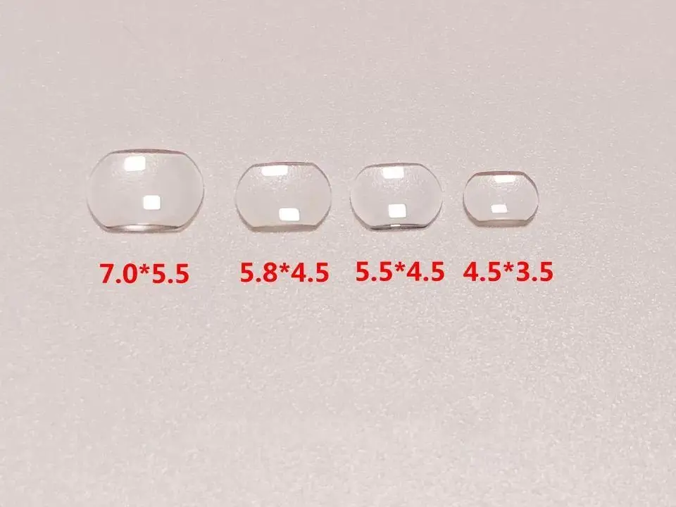 Watch Date Window Crystal Magnifier Tool Sapphire Bubble Magnifier Lens High Transparency Watch Glass 3.5x3.0mm-7.0x5.5mm YZC040