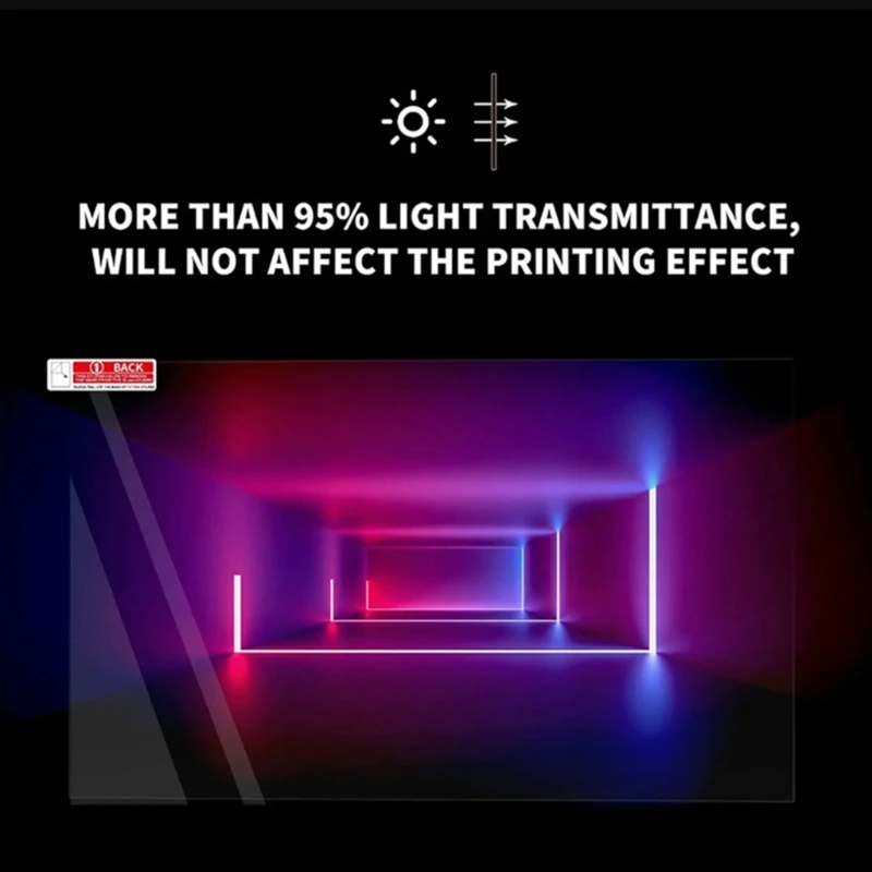 5피스 투명 LCD 차폐 필름, Photon Mono 2 3D 프린터용, 스크래치 방지 LCD 화면 보호 필름 애호가 사용