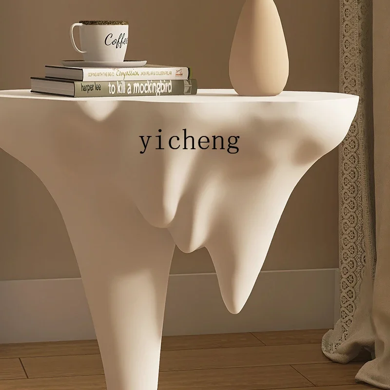 

ZC high-end artistic bedside table, living room sofa corner table, creative light luxury coffee table