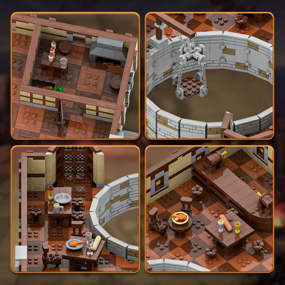 Gobricks MOC The Yawning Portal Bouwstenen Horror Games Dungeons Model Film Karakter Bricks Gemonteerd Speelgoed Kinderen Gift