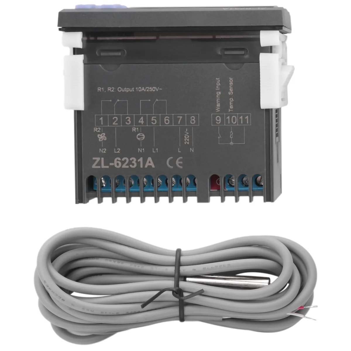 LILYTECH ZL-6231A, контроллер инкубатора, термостат с многофункциональным таймером, равный для STC-1000, или W1209 + TM618N