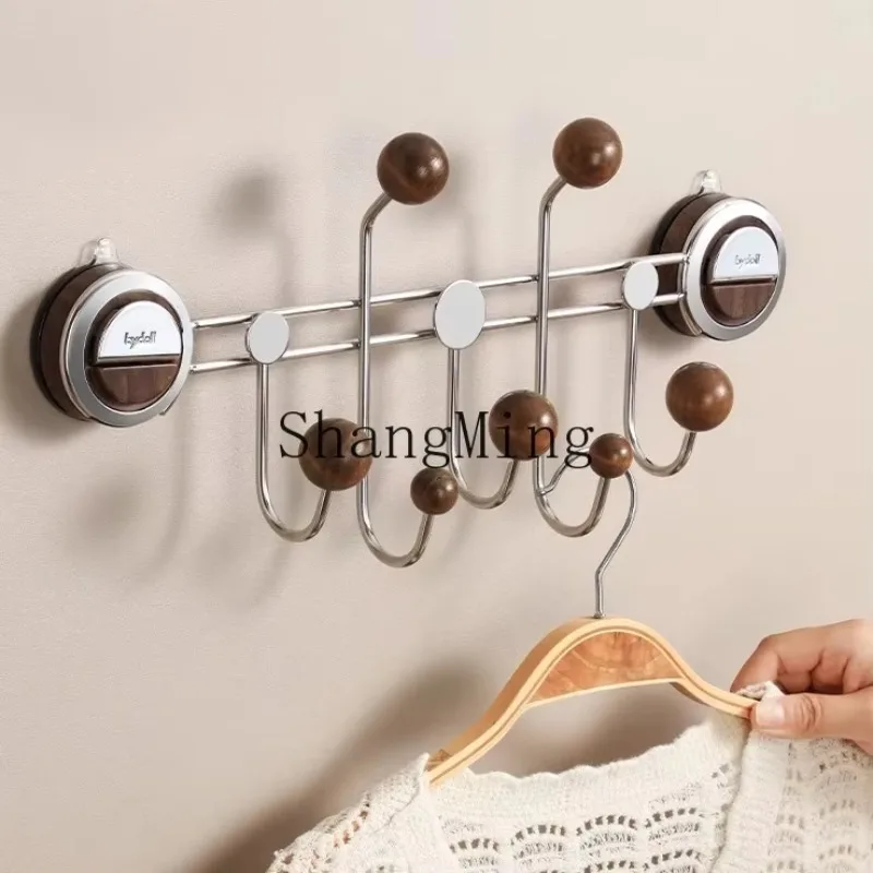 CLL suction cup door rear hook non-punching strong load-bearing hanger bedroom row hook