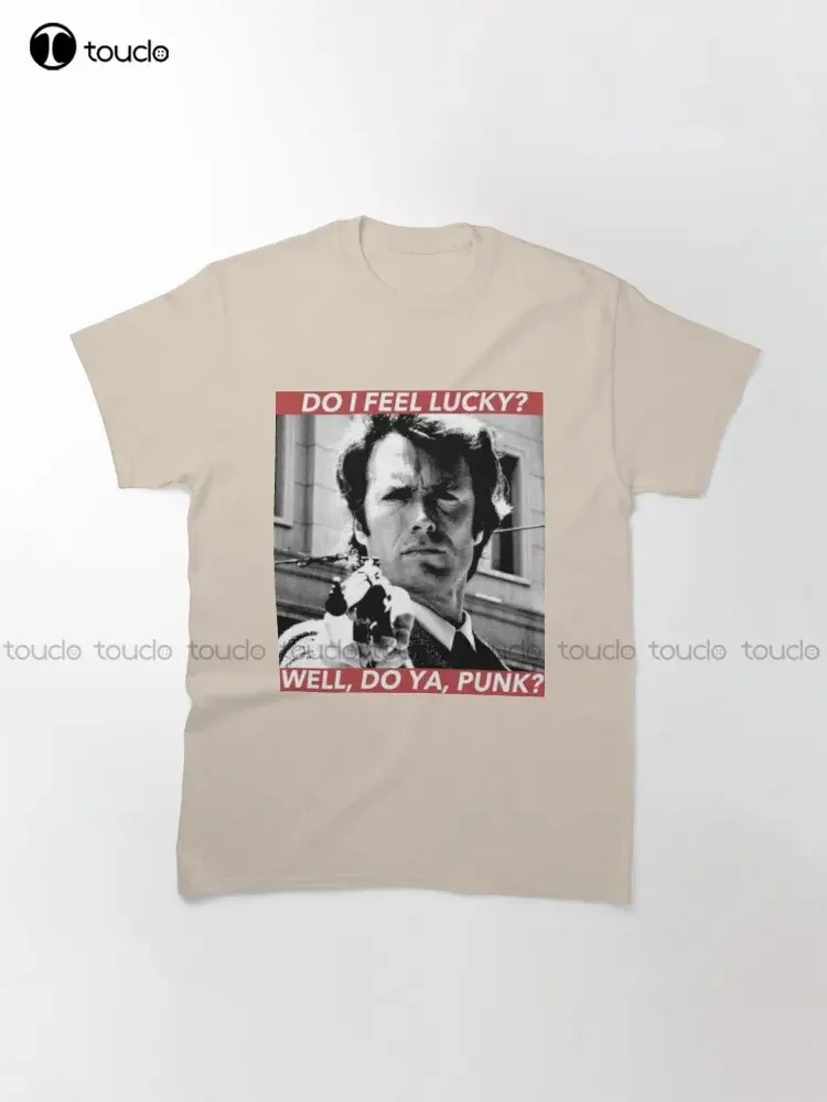 Dirty Harry Clint Eastwood Classic T-Shirt Custom Aldult Teen Unisex Digital Printing Tee Shirts Custom Gift Xs-5Xl Tshirt