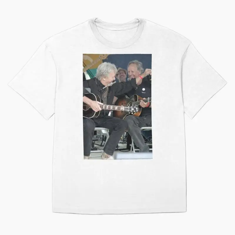 Kris Kristofferson And Tom Chapin Photograph Oversized T-Shirt