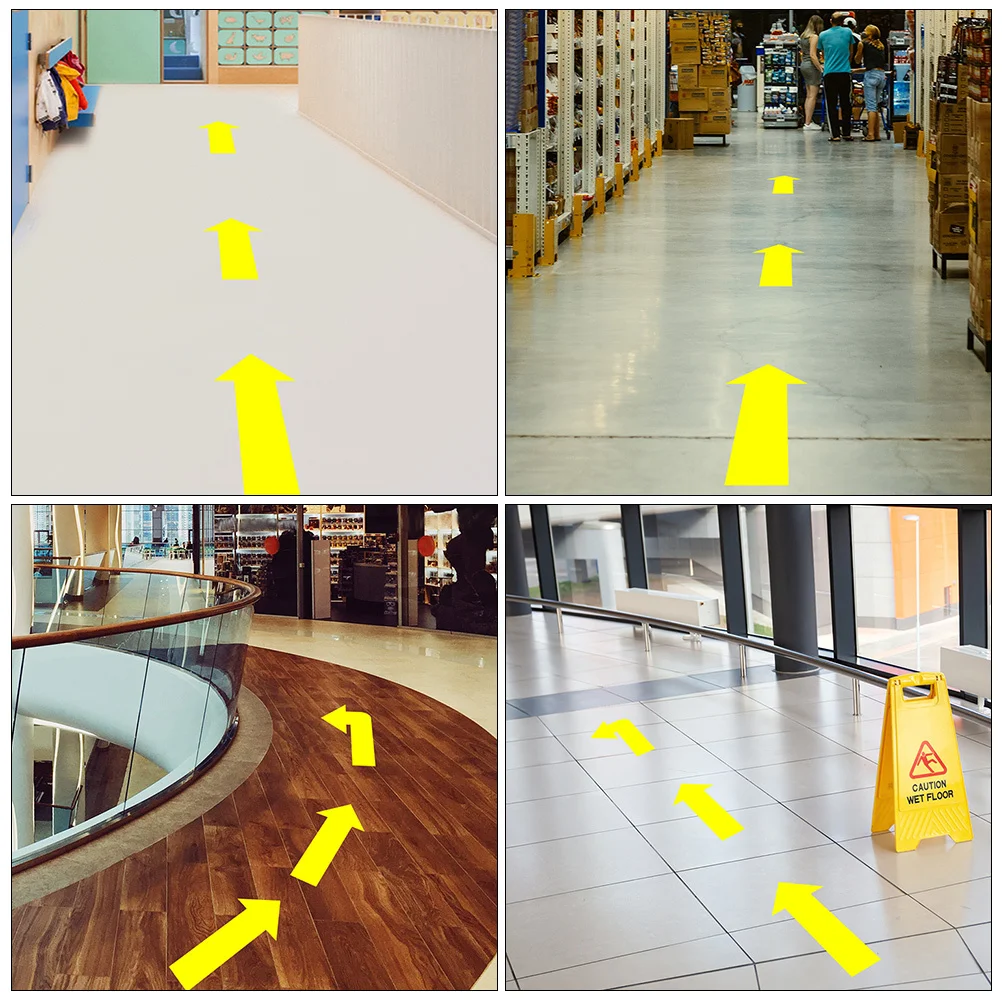 Directionele pijlstickers 2 vellen Peel Stick vloer muurstickers eenvoudig ontwerp praktisch gebruik lange levensduur