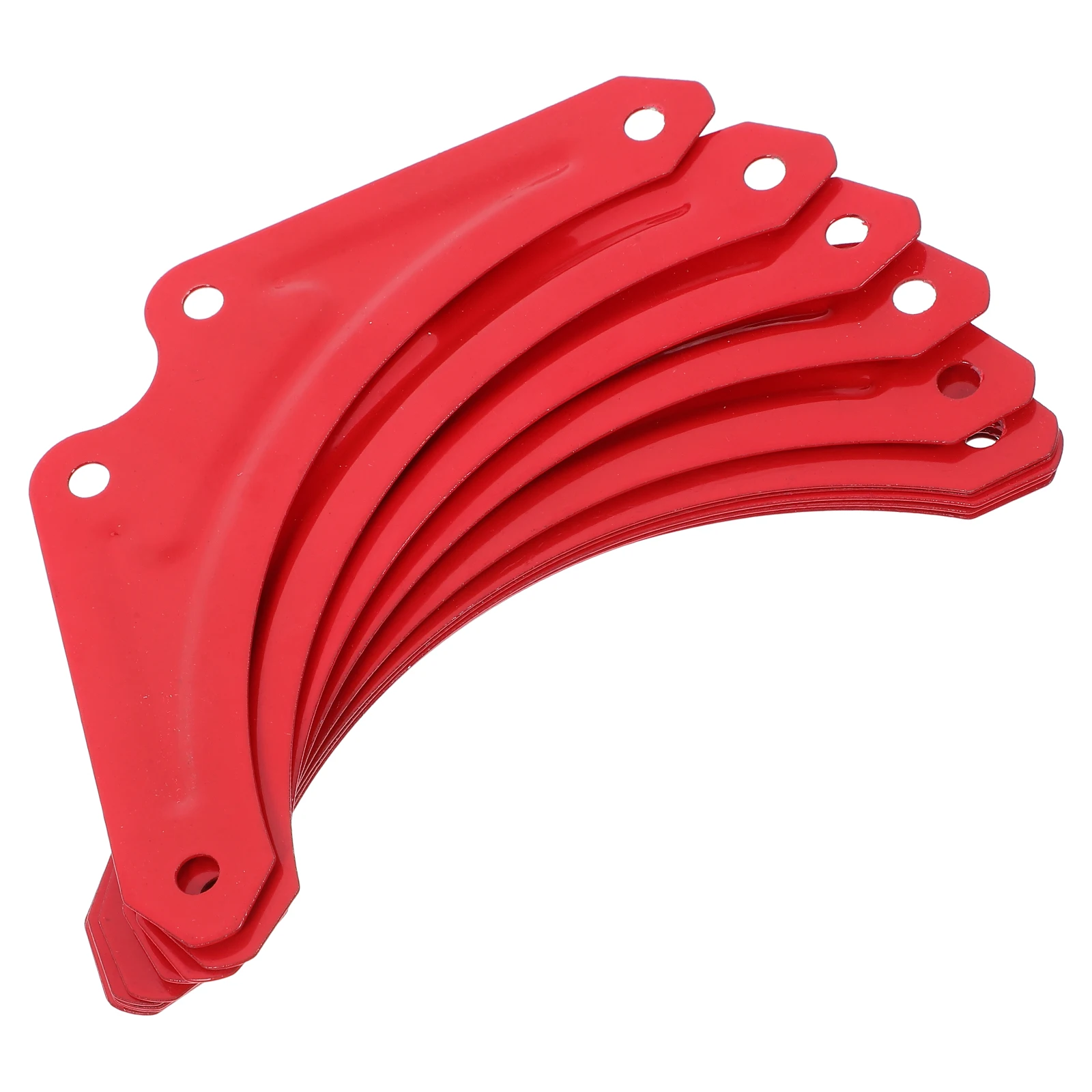 10pcs Triangle Reinforcement Sheet Fixed Foldable Step Ladder Bracket Parts Heavy Duty Iron Sturdy Structure Furniture Shelf