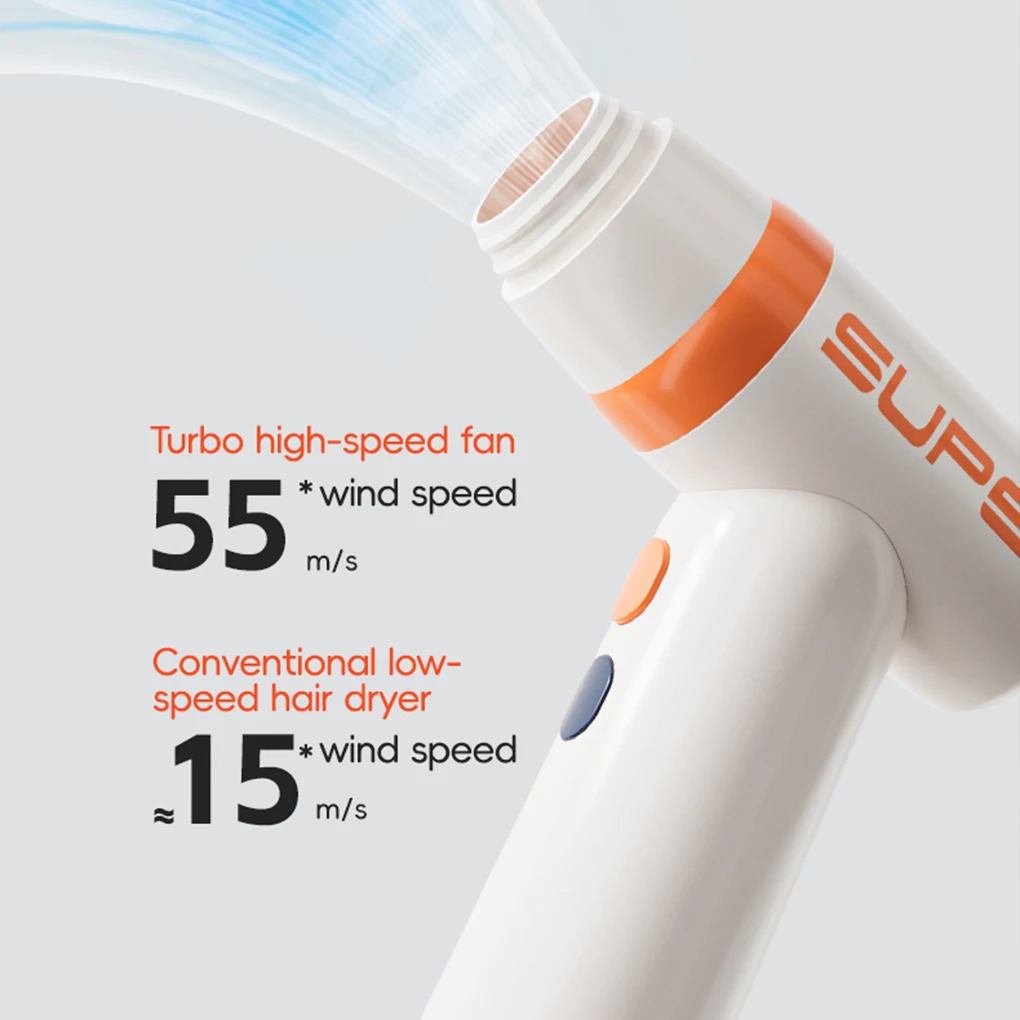 Mini Turbine Blower Electric Compressed Air Duster Cleaner USB Charging Wireless Handheld Power Fan Mini Hair Dryer