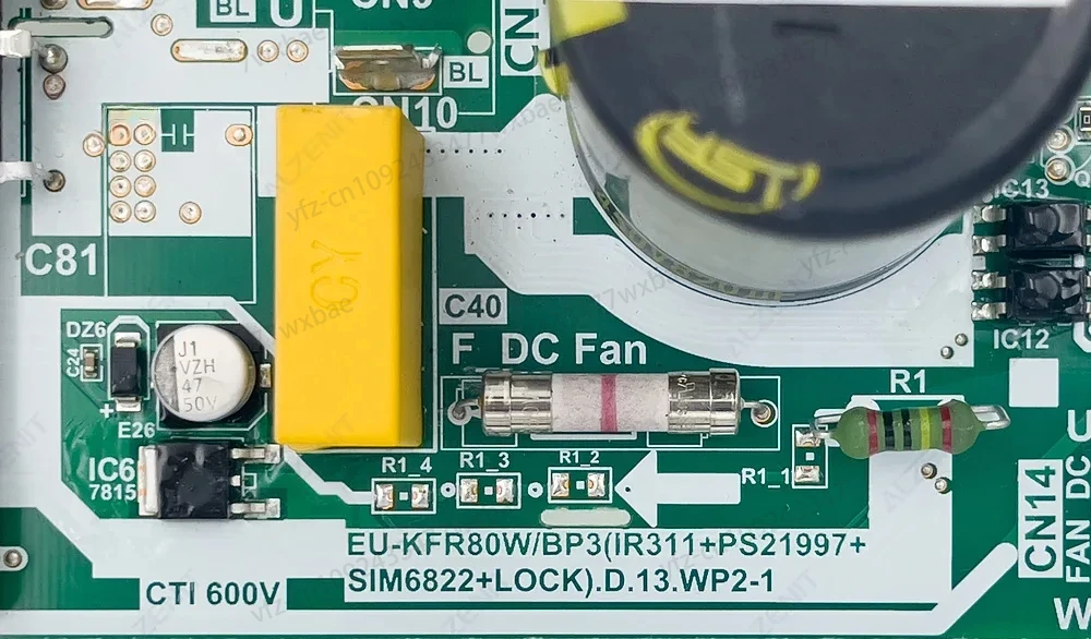 EU-KFR80W/BP3(IR311+PS21997+SIM6822+LOCK).D.13.WP2-1 17122000018251 Circuit PCB New For  Air Conditioner Control Board