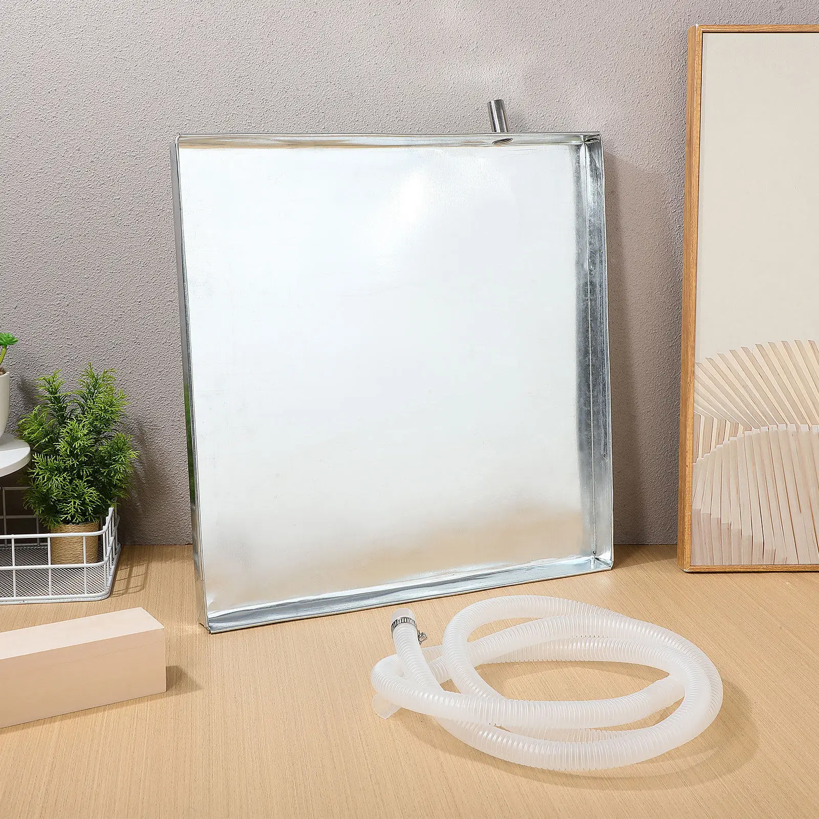 1-set-external-unit-drip-tray-with-water-outlet-pipe-ac-drip-pan-water-tray-air-conditioner-drain-with-hose-outdoor-accessories